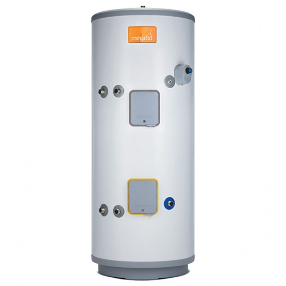 Heatrae Sadia Indirect Megaflo Eco Solar Twin Coil Unvented Mains Pressure  Hot Water Cylinder