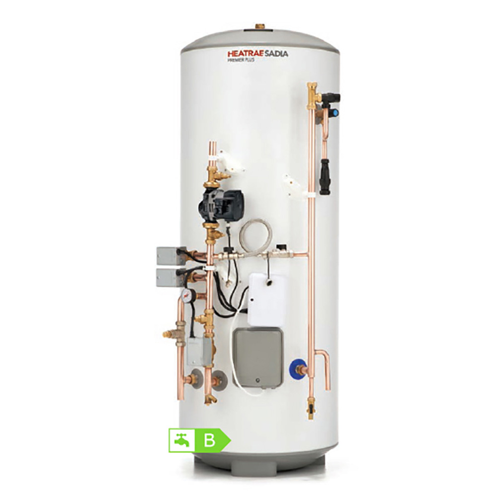 Heatrae Sadia Indirect Premier Plus SystemFit Unvented Mains Pressure Hot  Water Cylinder