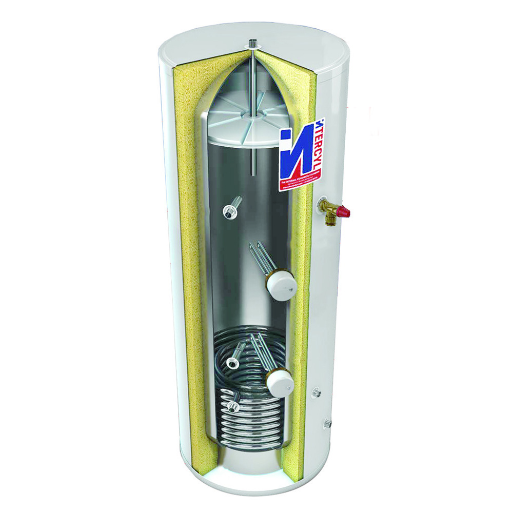 RM Cylinders Intercyl Indirect Unvented Air Gap Hot Water Cylinder
