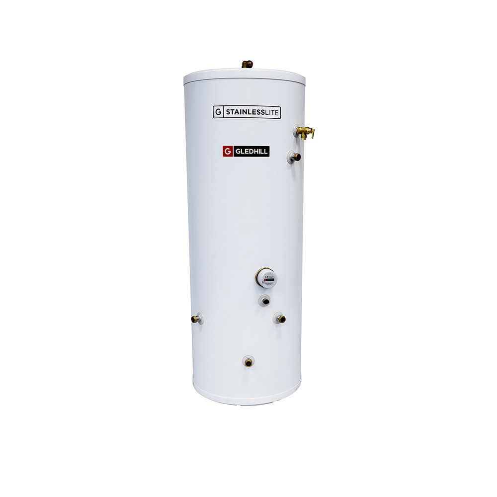 Gledhill Stainless Lite Plus Indirect Unvented Mains Pressure Hot Water  Cylinder